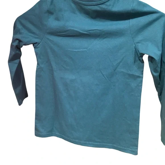 Cat & Jack Teal Long Sleeve with Cute Graphic - Picture 3 of 3